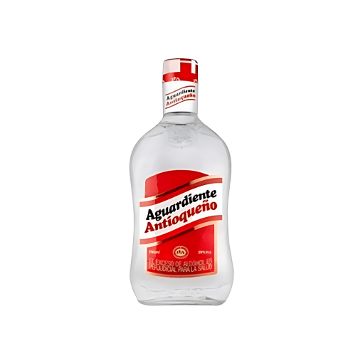 AGUARDIENTE ANTIOQUEÑO TAPA ROJA SIN AZUCAR * 750 ML