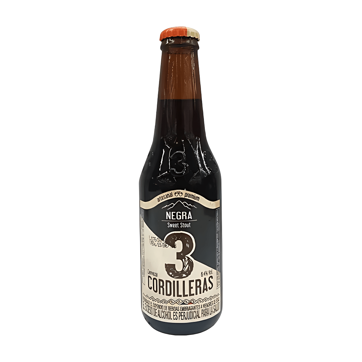CERVEZA TRES CORDILLERAS NEGRA BOTELLA * 300 ML