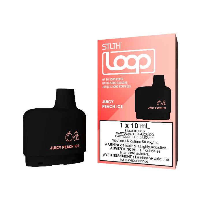 ESENCIA STLTH LOOP JUICY PEACH ICE * 5000PUFF
